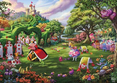 Ceaco - Thomas Kinkade - Disney - Queen of Hearts - 1000 Piece Jigsaw Puzzle in Saudi Arabia