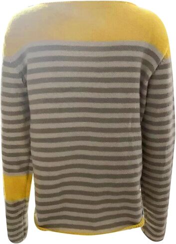 Sweater for Women Knitted Long Sleeve Sweater Tops Fair Isle Print Ugly Christmas Pullover Retro Crewneck Sweaters in Saudi Arabia