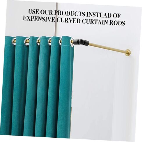 Stainless Steel Hinged Elbow Connector for Corner Curtain Rods Heavy Duty Material for Living Room and Office Use and Stylish for Window Treatments in Saudi Arabia