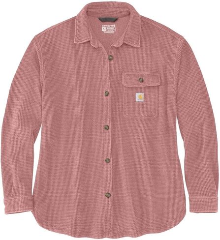 Carhartt Women's Oversized-fit Heavyweight Waffle Knit Shirt in Saudi Arabia