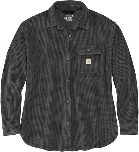 Carhartt Women's Oversized-fit Heavyweight Waffle Knit Shirt in Saudi Arabia