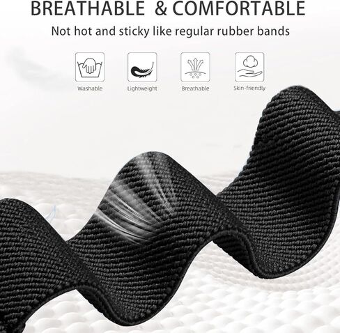 4 Pack Stretchy Watch Bands Compatible with 20mm Garmin Venu Sq/Venu Sq 2, Loop Nylon Elastic Fabric Strap for Garmin Vivomove Style/Luxe/HR Women Men in Kuwait