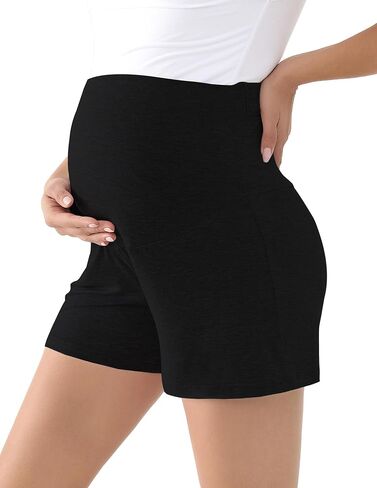 Maternity Pajama Shorts Viscose from Bamboo Pregnancy Lounge Shorts Soft Stretchy Comfy Maternity Clothes in Saudi Arabia