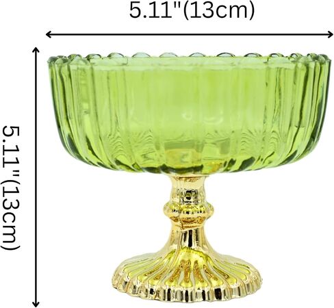 Glass Fruit Bowl | Fruit Bowl Cum Diwali Candle Holder | Diwali Gift | Christmas Candle Holder| Diwali Decoration |Dining Table Decorative Items in Saudi Arabia