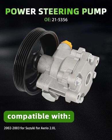 SCITOO Power Steering Pump Replacement for 2008-2009 for Subaru Legacy, 2005 2006 2007 2008 2009 for Subaru Outback 21-188 Power assist pump in Saudi Arabia