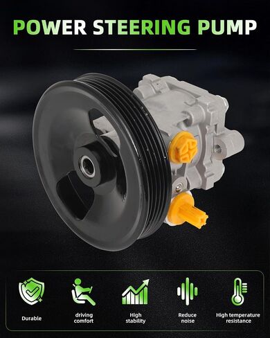 SCITOO Power Steering Pump Replacement for 2008-2009 for Subaru Legacy, 2005 2006 2007 2008 2009 for Subaru Outback 21-188 Power assist pump in Saudi Arabia