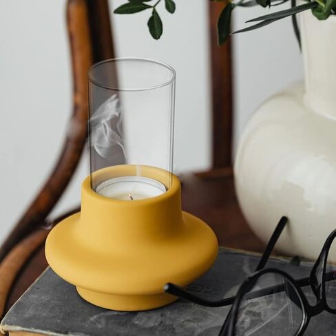 besportble 4 pcs مفتوحة من الزجاج الشمعة أنبوب الظل الظل مفتوح in Saudi Arabia