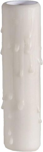 B&P Lamp® 3" Ht. Ivory Poly Candle Cover, Candelabra Base in Saudi Arabia