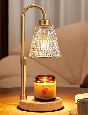 Innqoo Candle Warmer Lamp with Timer, Dimmable Candle Warmer for Jar Candles, Height Adjustable Wax Melts Warmer, Birthday Gifts for Women Mom, House Warming Gifts New Home Decor in Saudi Arabia