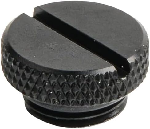 Dracaena 6 Pack G1/4" Thread, Thin Water Stop Plug Fitting with Coin Slot for Computer Water Cooling System, Durable Brass/Copper Material, White in Saudi Arabia