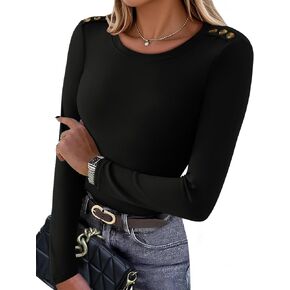 قميص حراري طويل الأكمام لومون للنساء طاقم الرقبة النحيف قمم قميص أساسي غير رسمي لأعلى بلوزة تي شيرت in Kuwait