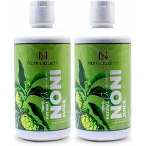 2 Pack Pure Noni Farm Direct- No Additives. Cold Pressed for Maximum Extraction. 100% Natural Premium Noni in Saudi Arabia
