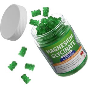 غليسينات المغنيسيوم غليسينات 400 ملغ مكملات مع المغنيسيوم Malate & Taurate | فيتامين D3 السبانخ | اللفت | بروكلي in Kuwait