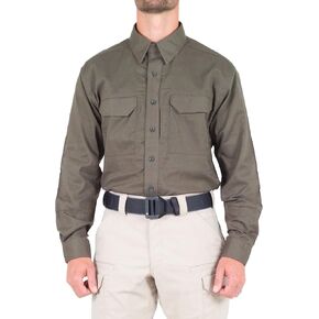 First Tactical Men’s V2 Tactical Longsleeve Shirt | Inset Pocket Design with Microphone Cord Pass Through Holes in Kuwait