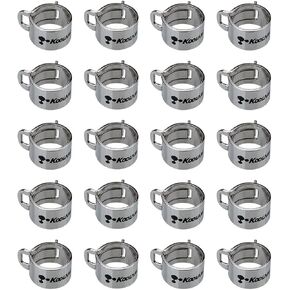 مشبك خرطوم Koolance لـ OD 10mm (3/8 ") ، نيكل ، 20 حزمة in Kuwait