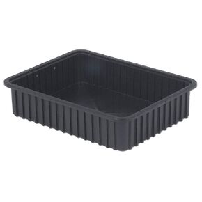 Lewisbins, DC3050 XL, Esd Divider Box, 22-1/2X17-1/2X5 In, Black in Saudi Arabia