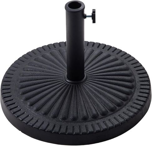 C-Hopetree 31 lb Heavy Duty Round Base Stand for Patio Outdoor Market Table Umbrella, Bronze in Saudi Arabia
