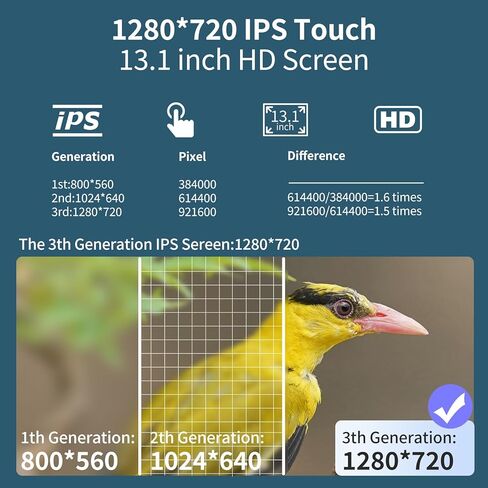 13.1 Inch Car Radio for Chevrolet Silverado GMC Sierra 2014-2019 Stereo Replacement Head Unit 2K IPS Full Touch Screen Carplay Android Auto GPS Navigation Multimedia Play in Kuwait