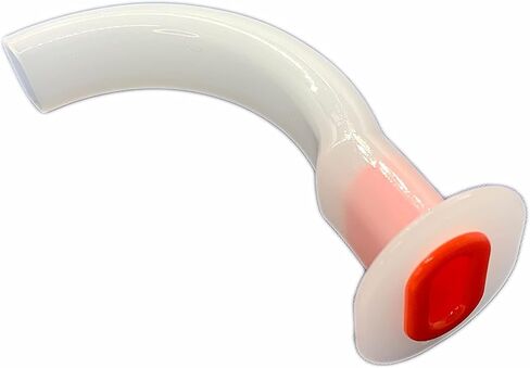 Endure Oropharyngeal Airway, Disposable Oral Airway Tube for First Aid, Box of 50 OPA (Red, #4-100 mm) in Kuwait