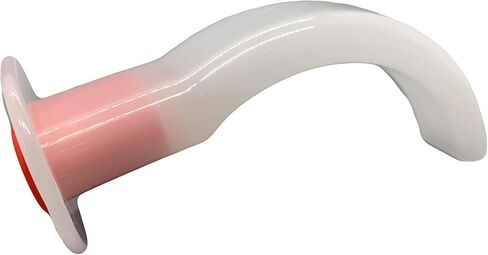 Endure Oropharyngeal Airway, Disposable Oral Airway Tube for First Aid, Box of 50 OPA (Red, #4-100 mm) in Kuwait