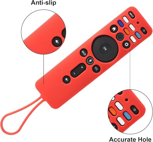حافظة حماية من السيليكون عن بعد من السيليكون المتوهج باللون الأخضر متوافقة مع جهاز التحكم عن بعد للتلفزيون الذكي VIZIO XRT260، مضادة للانزلاق، مقاومة للصدمات، قابلة للغسل بحبل قصير (تتوهج باللون الأخضر الداكن) in Kuwait
