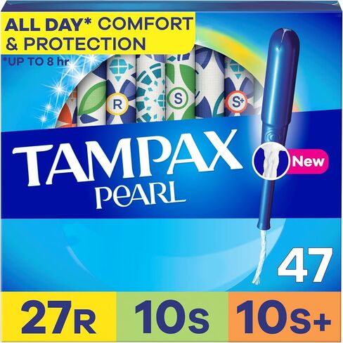 حزمة Tampax Pearl Stampons Trio ، مع جديلة LeakGuard ، العادية/الفائقة/الفائقة بالإضافة إلى امتصاص ، غير معقود ، 47 (قد تختلف التغليف) in Saudi Arabia