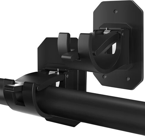 2pcs لا أقواس قضيب ستارة الحفر ، حاملي قضبان الستار لا حفر ، خطافات قضيب الستارة اللاصقة ، شماعات الستار القابلة للتعديل خالية من الأظافر ، لوكينستين مثقبة in Kuwait