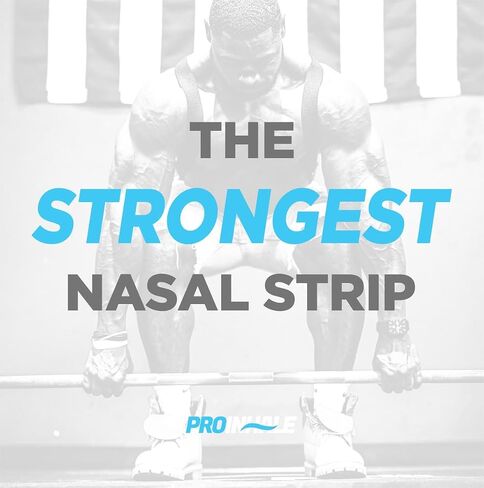 ProInhale™ Athletic Nasal Strips – Flexible Nose Strip for Comfortable Fit, Secure Hold, Non-Slip Adhesive, Day or Night Use, Sport and Sleep Support, 60 Count Nasal Expander Strips in Saudi Arabia