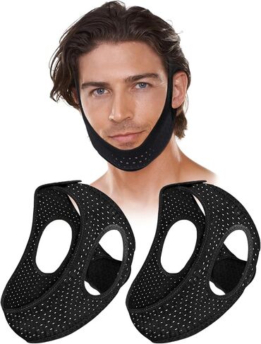 2 حزمة مضادة للحرارة الشخير للنوم ، الشريط الفم الفم الشخير شخير الأجهزة نوم سدادة cpap مستخدمين التنفس الرأس حل الناطقة بلسان الحفاظ in Kuwait