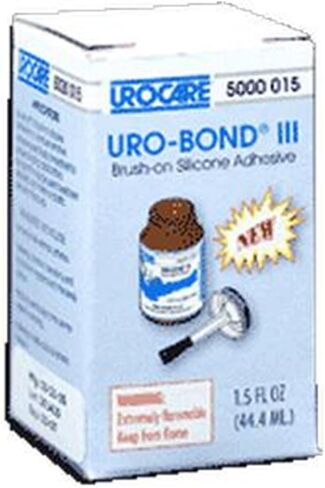 Products Inc Products Uro-Bond III Brush-on Adhesive 1-1/2Oz Glass Jar, Silicone Based, Flammable, Water Resistant (Jar of 1 Jar) in Kuwait