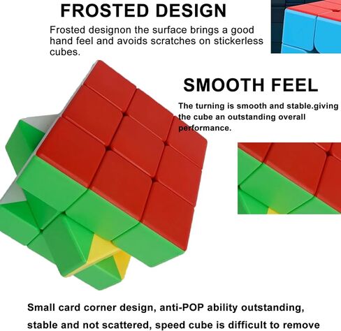 Giant Magic Cube 3x3, 18CM Extra Large Stickerless Puzzle Cube for All Ages in Kuwait