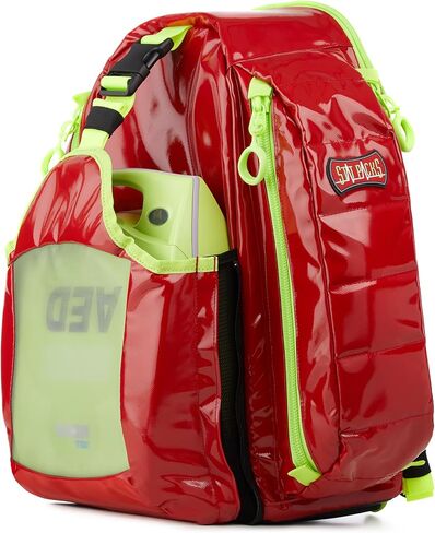 Statpacks G3+ QuickLook AED Red, AED Backpack, Medic Bag for EMS, Police, Firefighters in Saudi Arabia