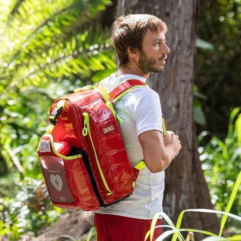 Statpacks G3+ QuickLook AED Red, AED Backpack, Medic Bag for EMS, Police, Firefighters in Saudi Arabia