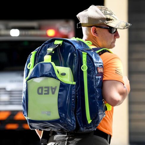 Statpacks G3+ QuickLook AED Red, AED Backpack, Medic Bag for EMS, Police, Firefighters in Saudi Arabia