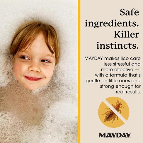 Daily Lice Routine Bundle – 12oz Shampoo & 12oz Conditioner | Non-Toxic, Pesticide-Free, Scientifically Proven Lice Treatment & Defense for All Hair Types | Sandalwood & Mint Formula in Kuwait