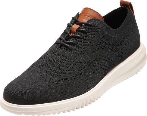 Cole Haan Men's GrandEvOlution Stitchlite Oxford, Stormy Weather/Ivory, 11.5 in Saudi Arabia