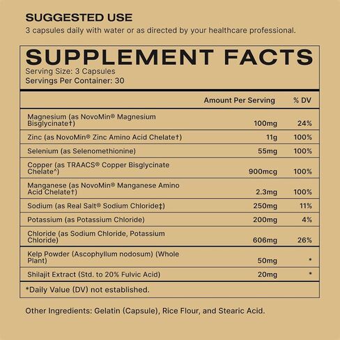 Fine Tune: Multipurpose Daily Supplement for Focus, Digestive Health & More, with Ancient Minerals, Himalayan Shilajit, Real Salt, & Kelp in Saudi Arabia