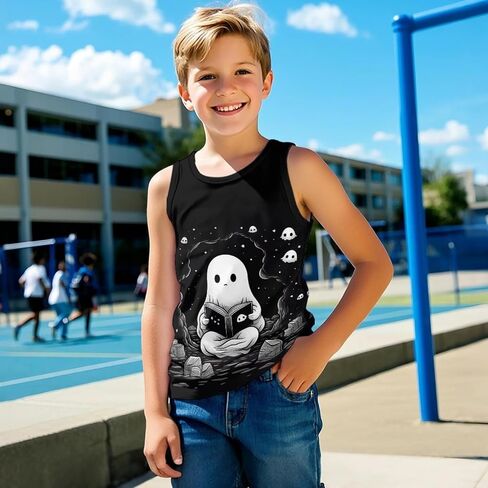 Boys Tank Top for Kids Sleeveless Shirts for Children in Saudi Arabia