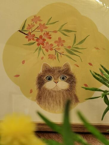 KZ185 Hmay شيكيشي الناعم المثبت مسبقًا مع ورق Jingxian Raw Xuan / Shikishi الصيني لطلاء Sumie وخط الفرشاة 10 ورقات (مربع 33 سم، 12.99 بوصة) (8) in Kuwait