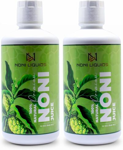 2 Pack Pure Noni Farm Direct- No Additives. Cold Pressed for Maximum Extraction. 100% Natural Premium Noni in Saudi Arabia