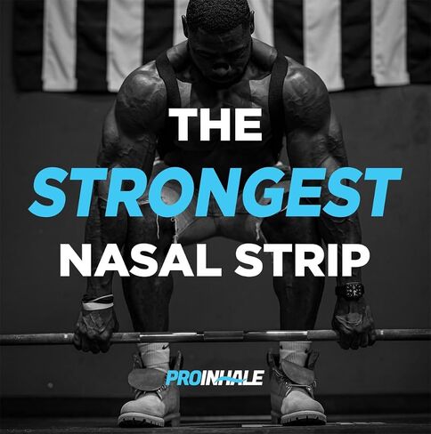 شرائح الأنف الرياضية Proinhale ™-شريط الأنف المرن للتناسب المريح ، والحجز الآمن ، والمواد اللاصقة غير المنقولة ، والاستخدام النهاري أو الليلي ، ودعم الرياضة ، و 60 شرائط Expander Count in Saudi Arabia
