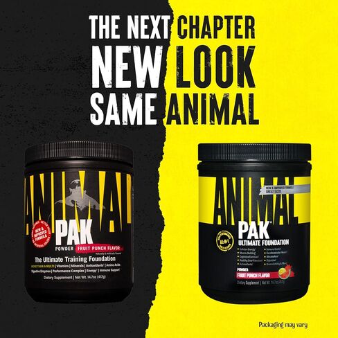Animal Pak - Convenient Multivitamin for Men & Women Daily All-in-One Vitamin & Supplement Pack - Zinc, Vitamins C, B, D, Amino Acids, and Immune Support - Sports Nutrition Performance - 44 Count in Kuwait