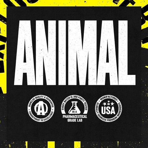 Animal Pak - Convenient Multivitamin for Men & Women Daily All-in-One Vitamin & Supplement Pack - Zinc, Vitamins C, B, D, Amino Acids, and Immune Support - Sports Nutrition Performance - 44 Count in Kuwait