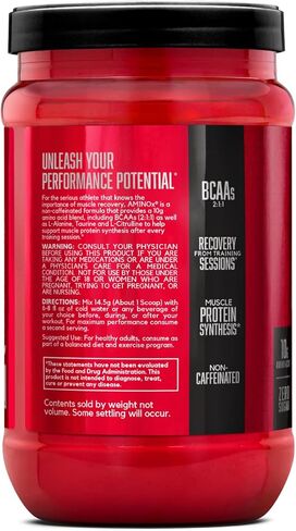 مسحوق BSN Amino X Recovery Muscle Recovery مع BCAAs ، ودعم التمرين داخل ، 10 غرامات من الأحماض الأمينية ، ودية Keto ، خالية من الكافيين ، نكهة: Fruit Punch ، 30 حصص (قد تختلف العبوة) in Kuwait