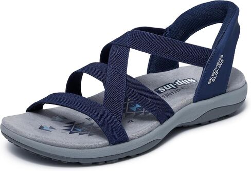 Skechers Women's Reggae Slim-Stretch Flex Hands Free Slip-ins Sandal in Saudi Arabia