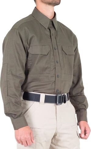 First Tactical Men’s V2 Tactical Longsleeve Shirt | Inset Pocket Design with Microphone Cord Pass Through Holes in Saudi Arabia