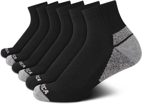 Nautica Women’s Socks - Athletic Cushion High Quarter Socks (6 Pack) in Saudi Arabia