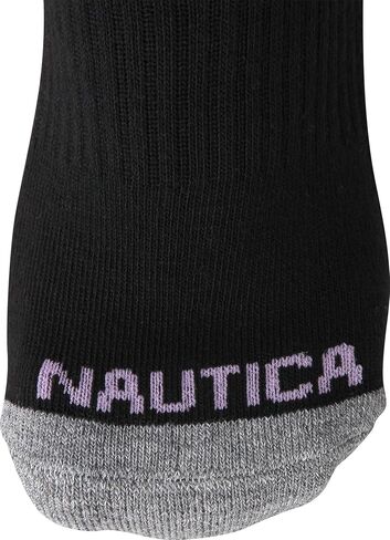 Nautica Women’s Socks - Athletic Cushion High Quarter Socks (6 Pack) in Saudi Arabia