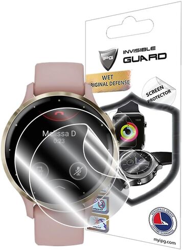 IPG for Garmin Venu 2 Plus GPS Multisport Smartwatch Screen Protector (2 Units) Invisible Ultra HD Clear Film Anti Scratch Guard-Smooth/Self-Healing/Bubble -Free for Venu 2 Plus in Saudi Arabia