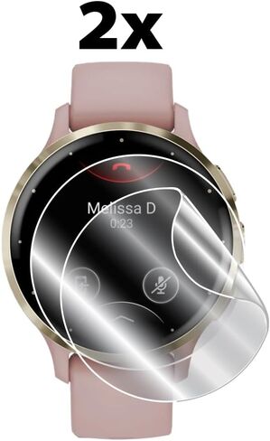 IPG for Garmin Venu 2 Plus GPS Multisport Smartwatch Screen Protector (2 Units) Invisible Ultra HD Clear Film Anti Scratch Guard-Smooth/Self-Healing/Bubble -Free for Venu 2 Plus in Saudi Arabia